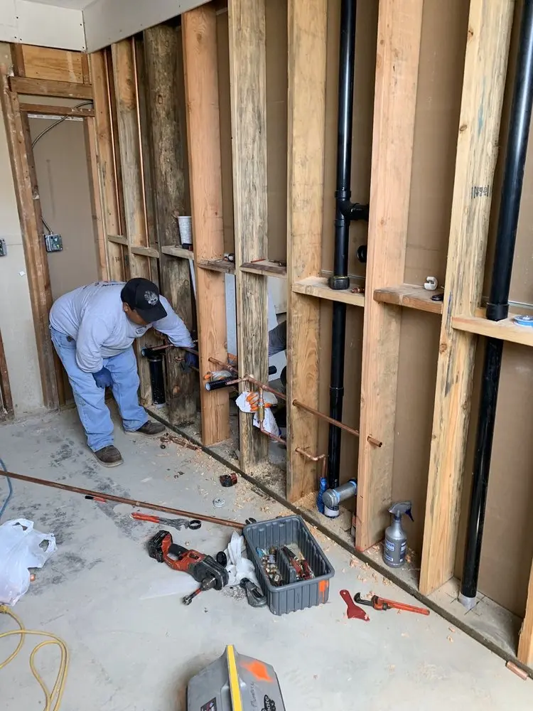 Commercial rough-in plumbing for Gas Line Repair in North Albany